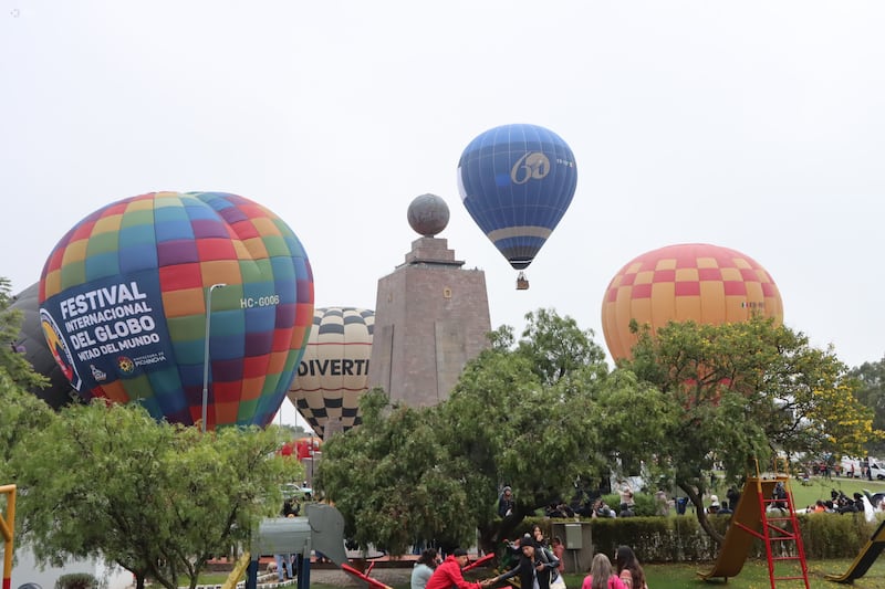 Quito, 14 diciembre de 2024. Festival Internacional del Globo 2024 en la Mitad del Mundo
API / HAMILTON LÓPEZ