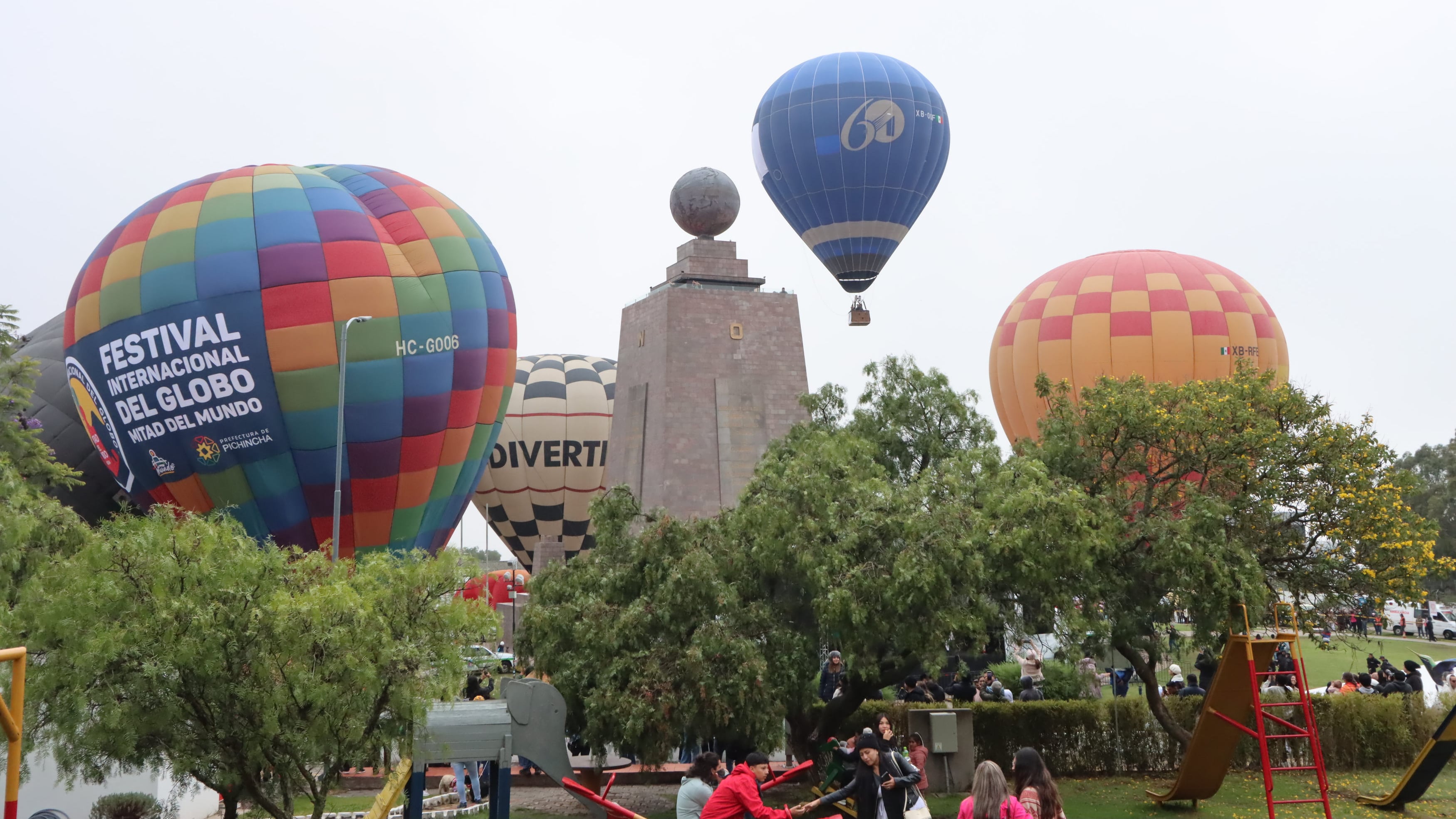 Quito, 14 diciembre de 2024. Festival Internacional del Globo 2024 en la Mitad del Mundo
API / HAMILTON LÓPEZ