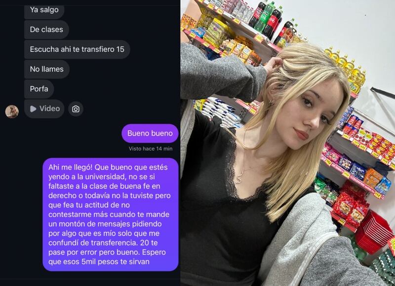 transferencia por error