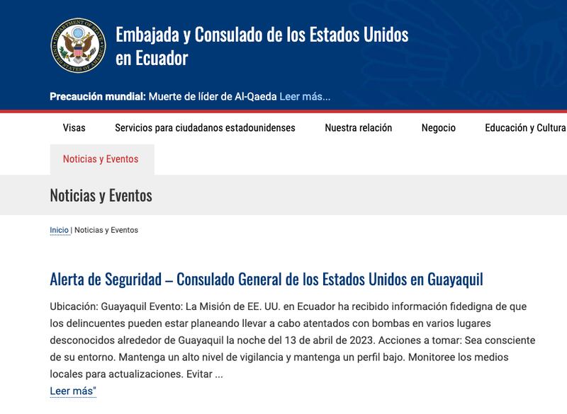 Embajada de Estados Unidos en Ecuador