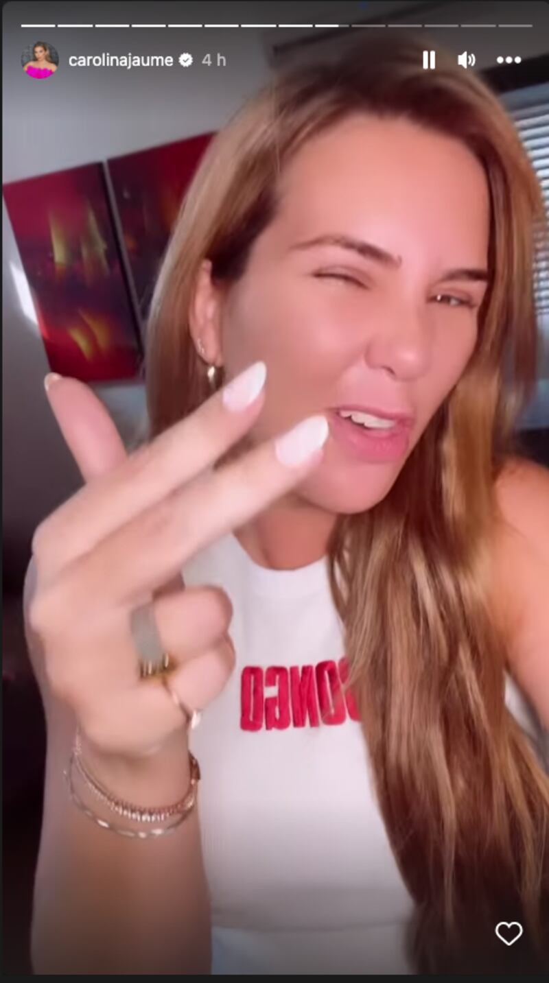 Carolina Jaume hablando de la canción de Shakira