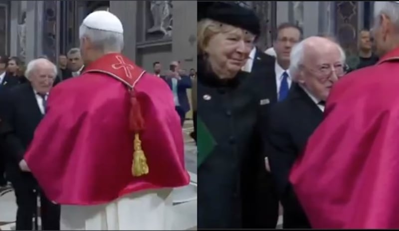 Gesto de empatía del Papa León XIV