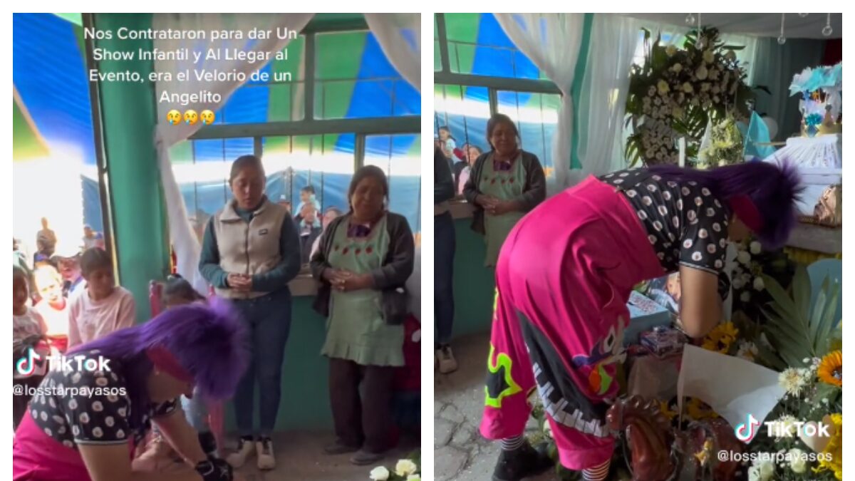 Los Star Payasos asistieron a un funeral