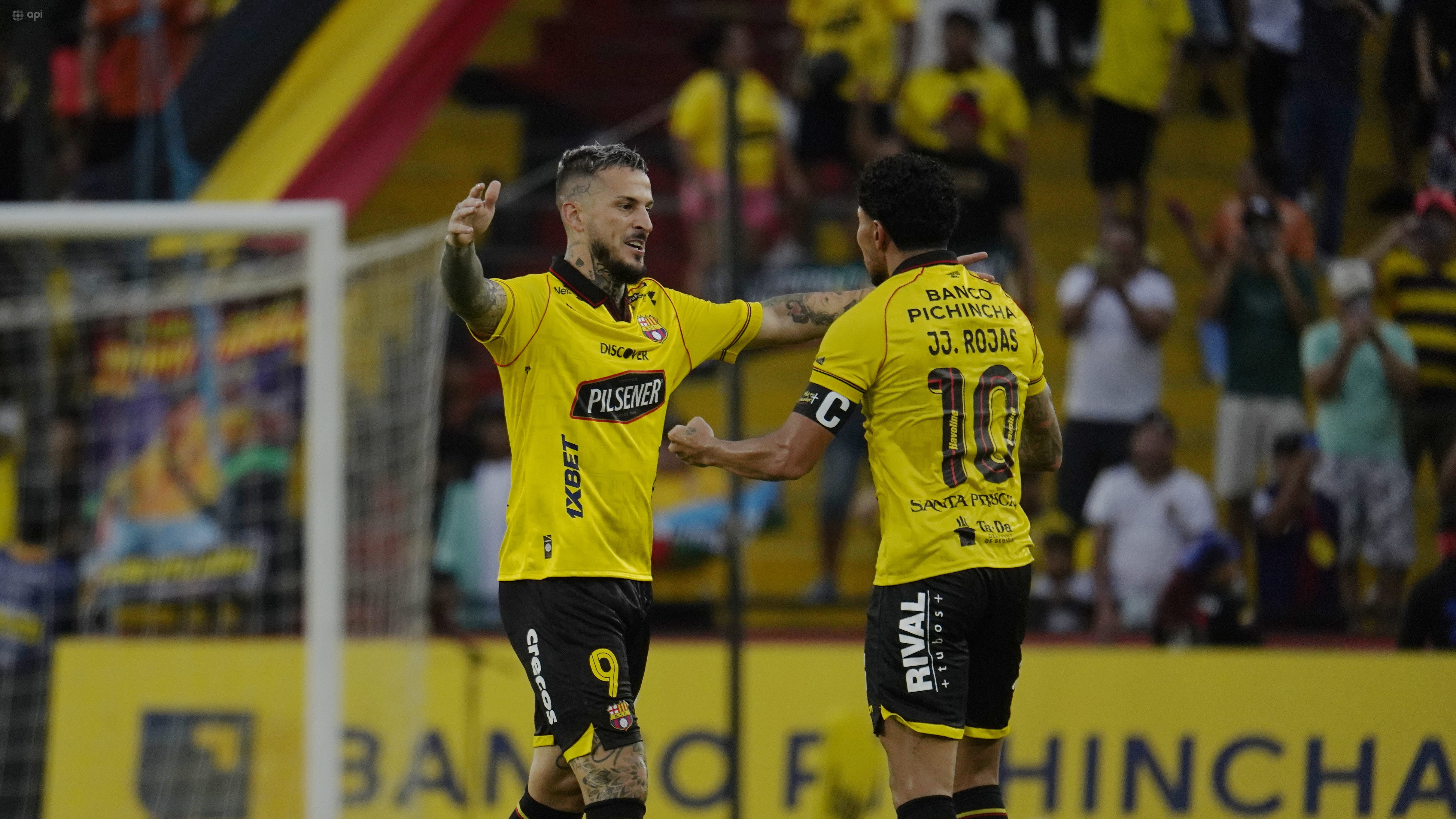 Darío Benedetto y Joao Rojas con Barcelona SC