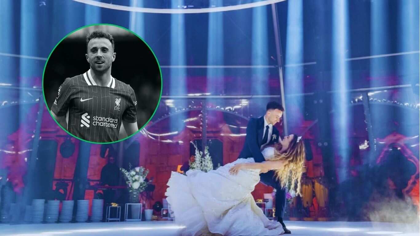 Rute Cardoso junto a Diogo Jota