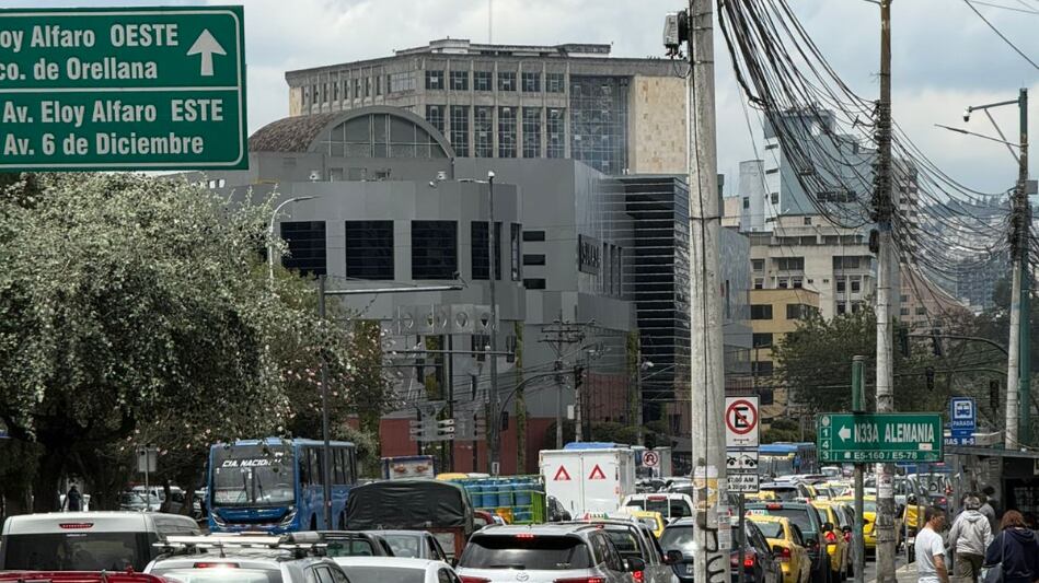 Avenida Amazonas, este 22 de agosto
