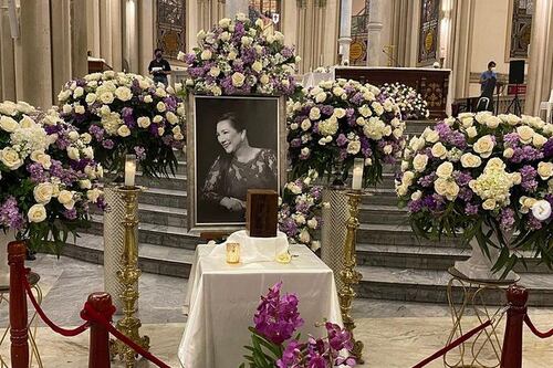 Familiares y amigos dieron el último adiós a la periodista Tania Tinoco