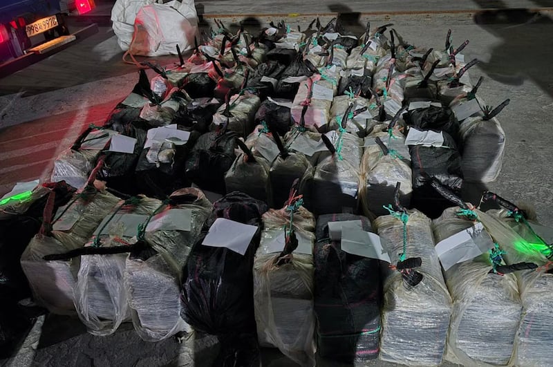 Paquetes de cocaína