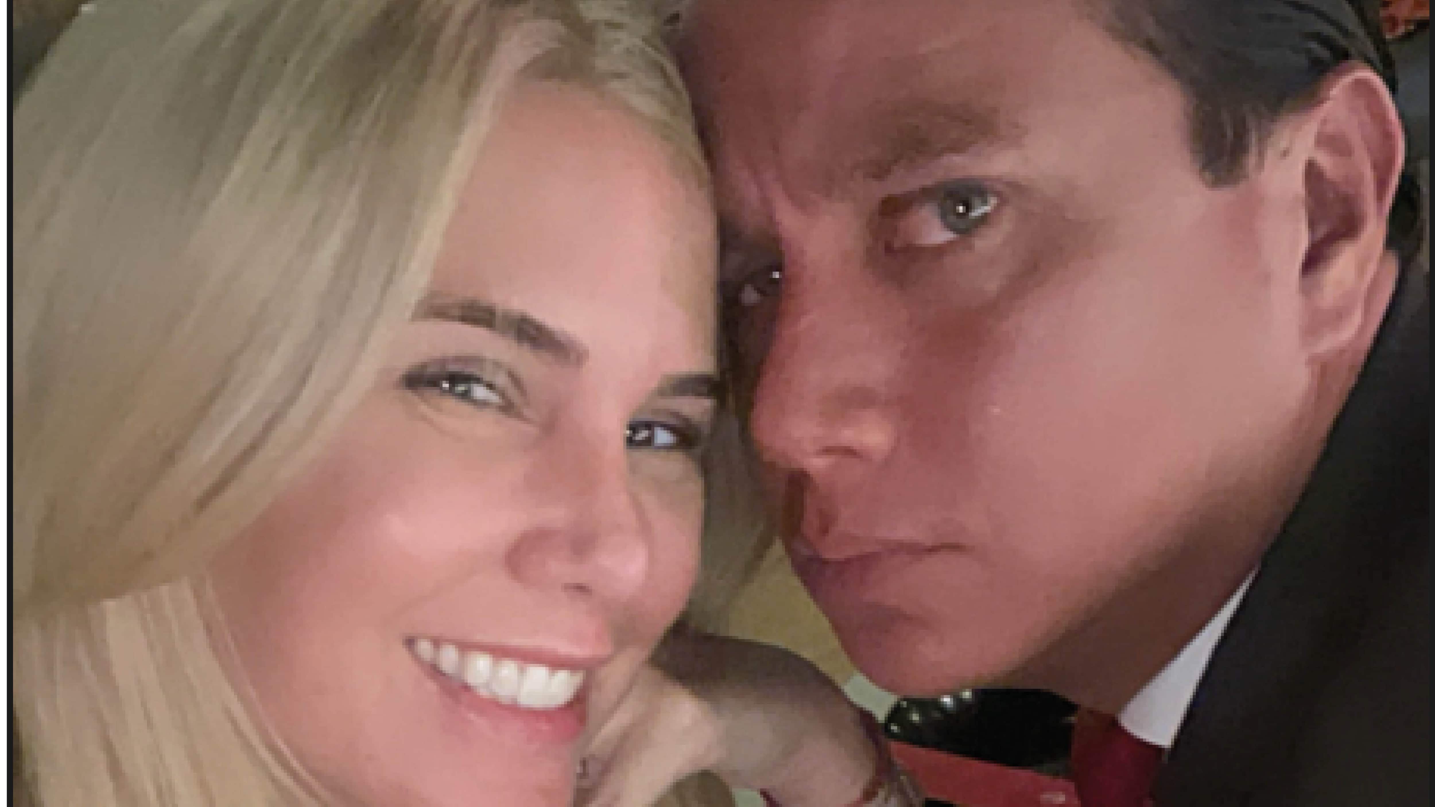 Carolina Jaume y su prometido, Leonardo Toledo