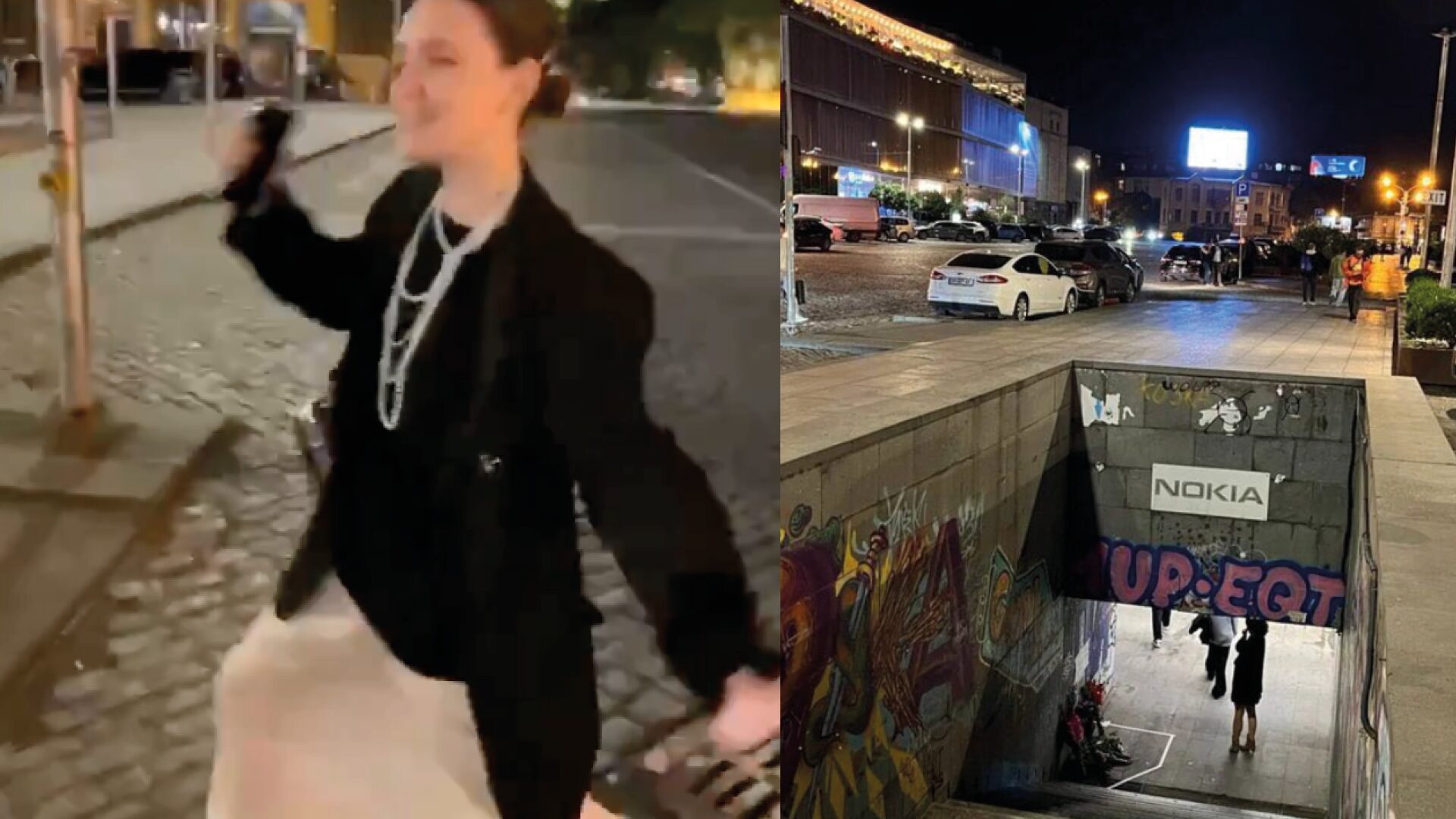 (VIDEO) Famosa TikToker rusa falleció tras una fatal caída en las gradas de una parada del metro mientras grababa contenido para TikTok