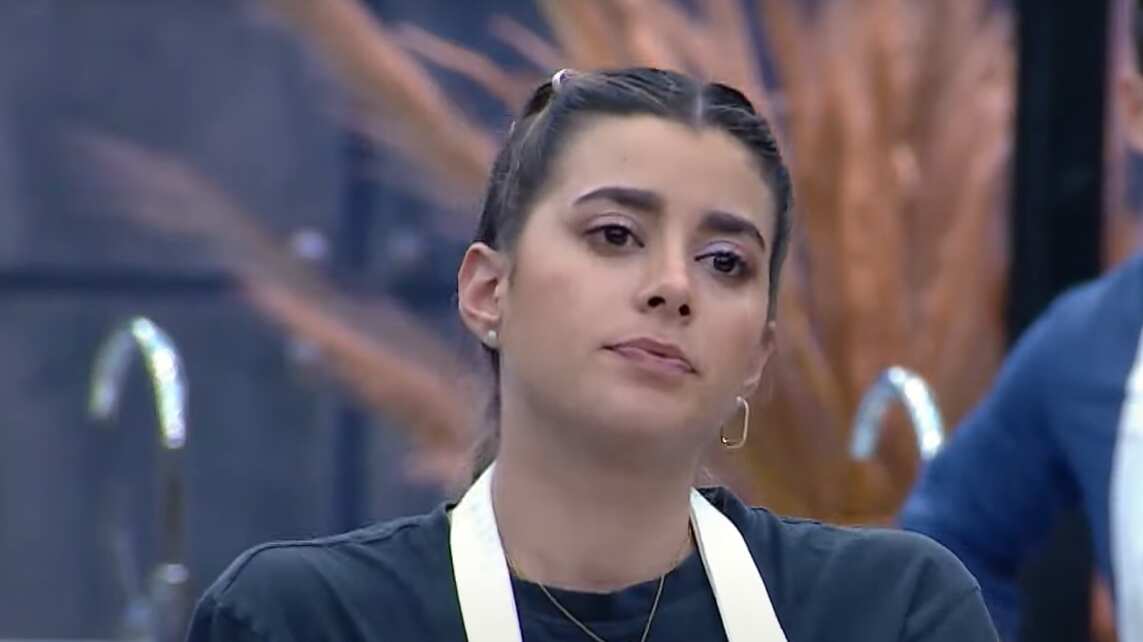 Las caras de Luciana Guschmer porque a Yilda Banchón le fue bien