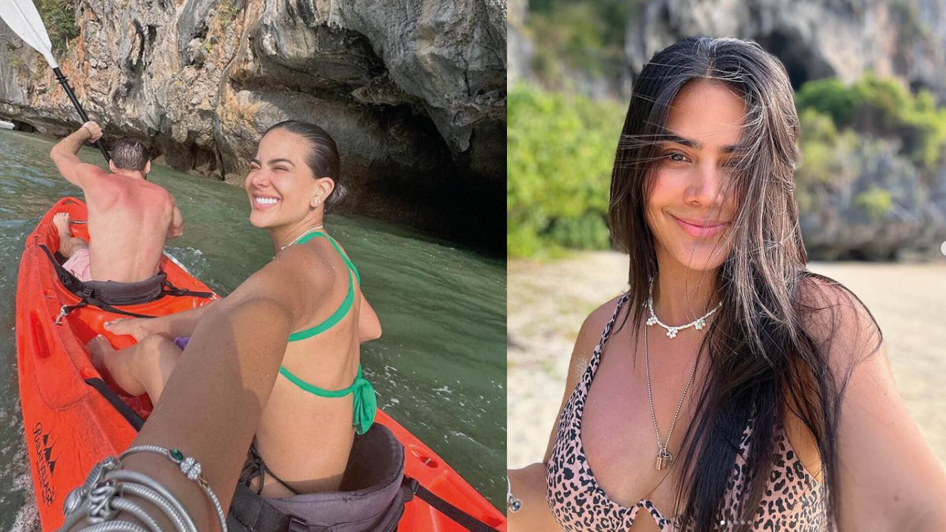 "Tiempos oscuros no volverán": Las fotos de Michela Pincay recorriendo el mundo con su novio francés