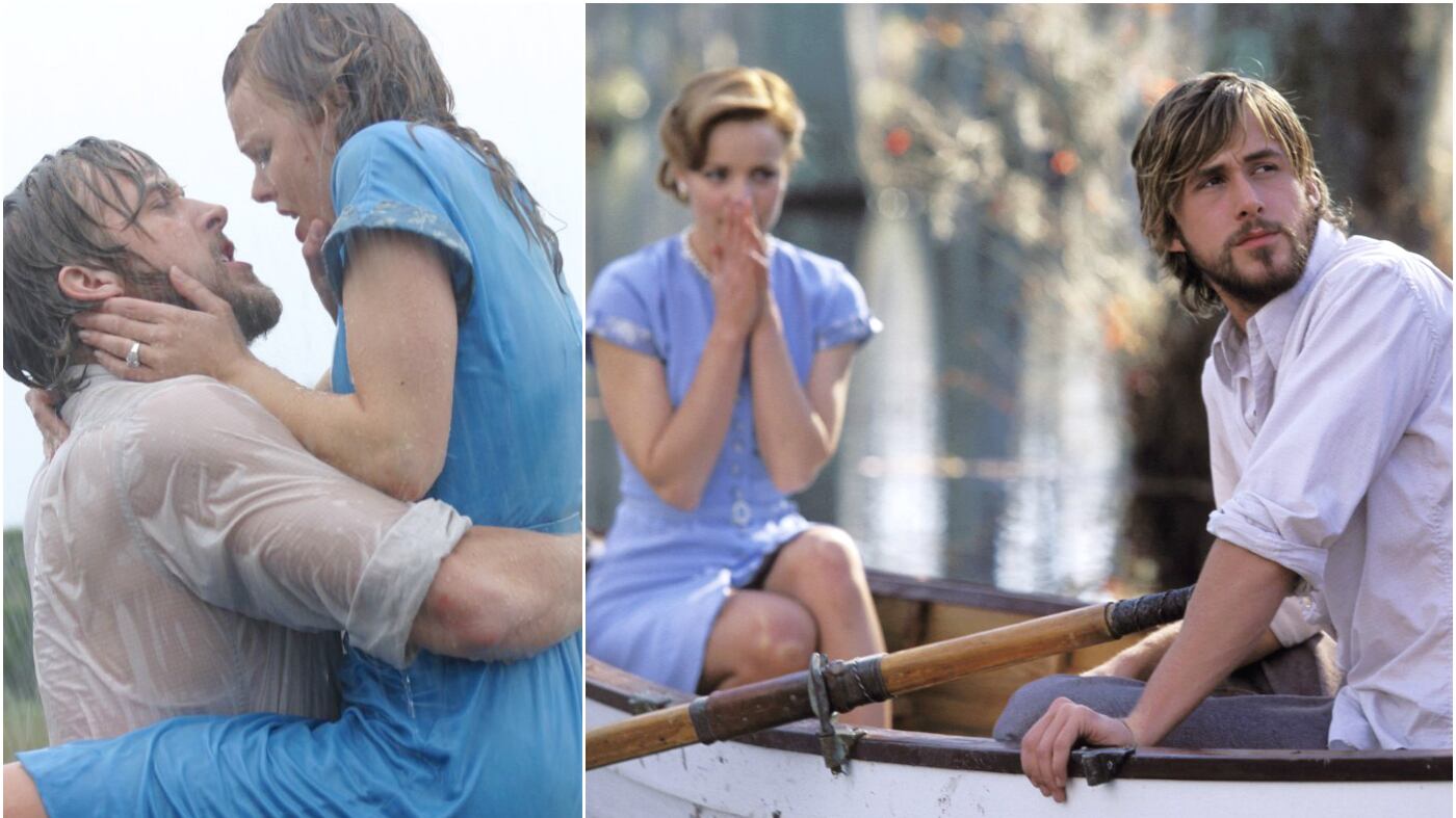 Ryan Gosling y Rachel McAdams fueron novios luego de protagonizar la cinta.