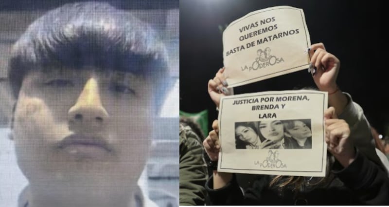 Tony Janzen Valverde Victoriano, alias “Pequeño J”, tras el triple femicidio de Florencio Varela.