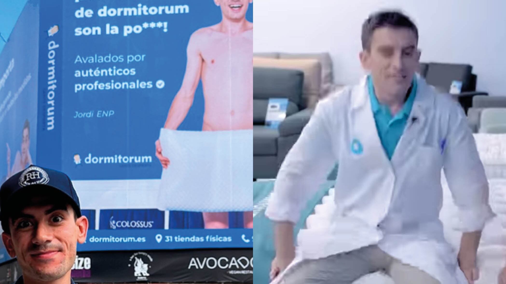 “Sirven hasta para dormir”, Jordi ENP reaparece en un anuncio para colchones y se hace viral en redes