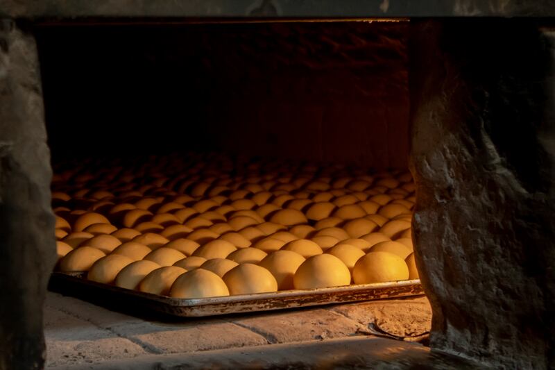 Horno de panadería San Luis en Ambato.