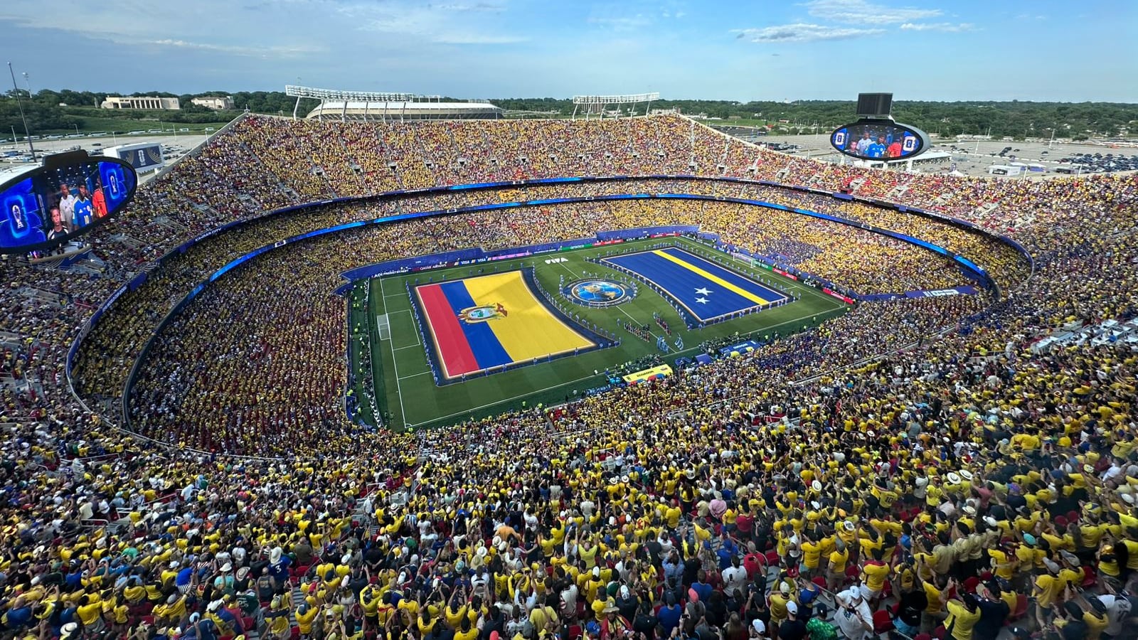 Así luce la hinchada de Curazao