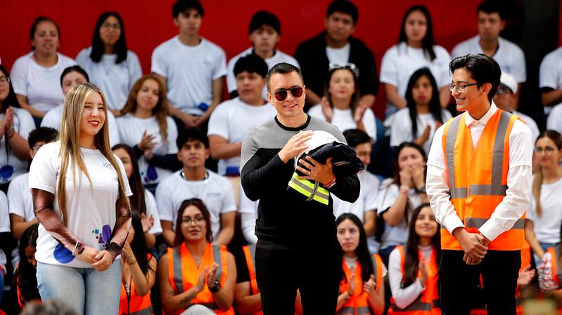 Presidente Daniel Noboa socializó los beneficios del programa “Jóvenes En Acción”