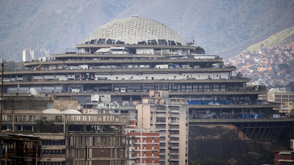 El Helicoide, uno de los edificios más singulares de Caracas, Venezuela.