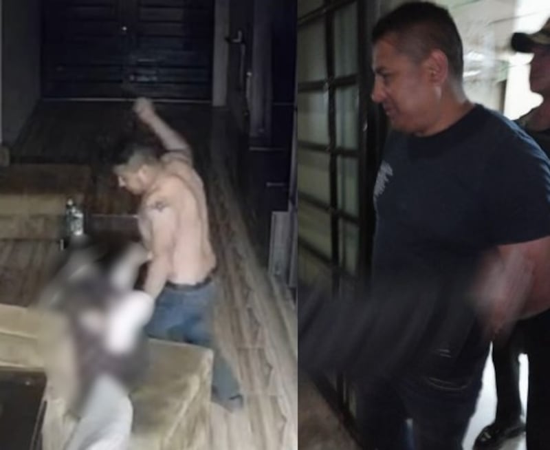 Alcalde detenido tras brutal agresión a su pareja, video evidencia el ataque