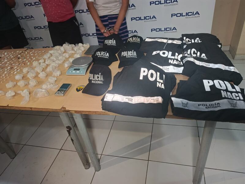 Policía golpea a estructura delictiva en Durán. Imagen: Policía Nacional