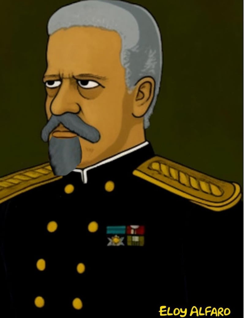 Personajes de Ecuador en versión Los Simpson, según la Inteligencia Artificial