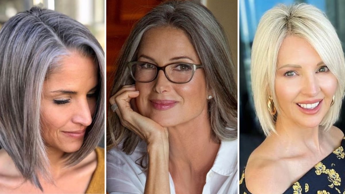 Cortes de cabello bob para mujeres de 50 años