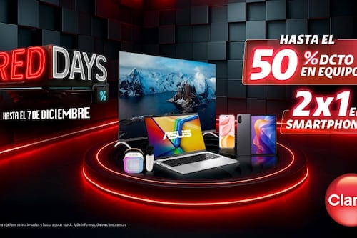 Llegaron los ‘Red Days’ de CLARO con descuentos de hasta el 50% y 2X1 en celulares