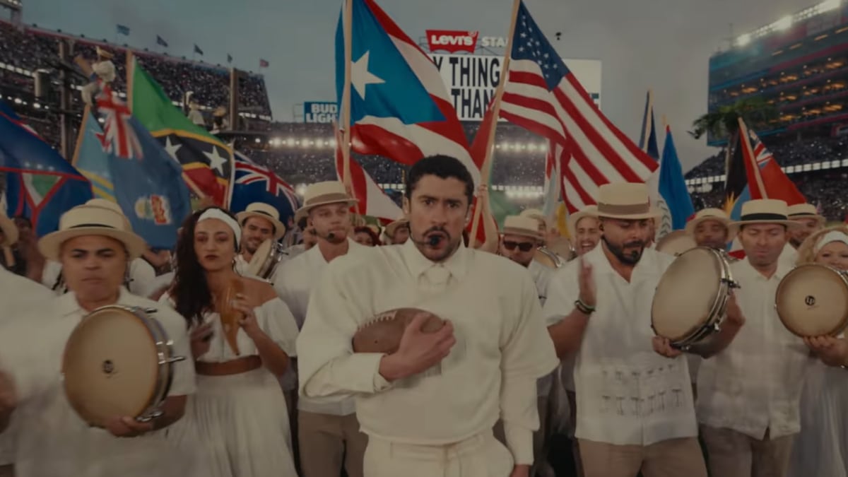 Bad Bunny en el Super Bowl LX