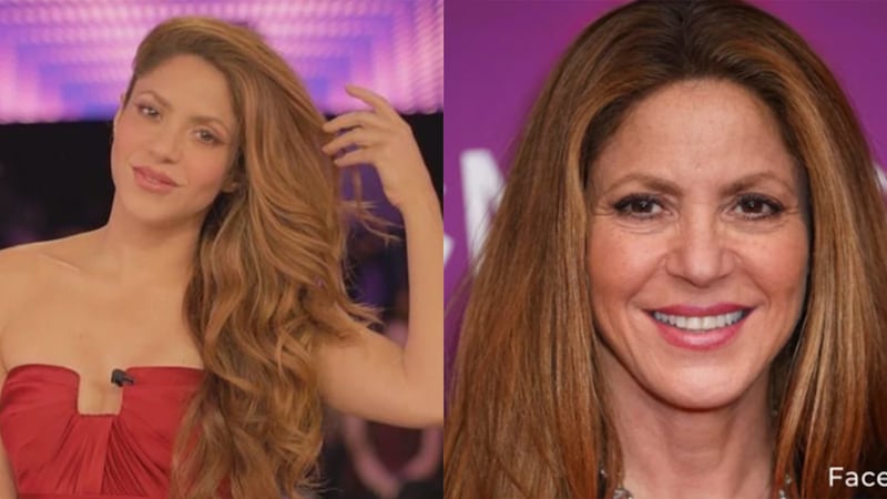 La inteligencia artificial muestra cómo se verían Clara Chía y Shakira con más edad.