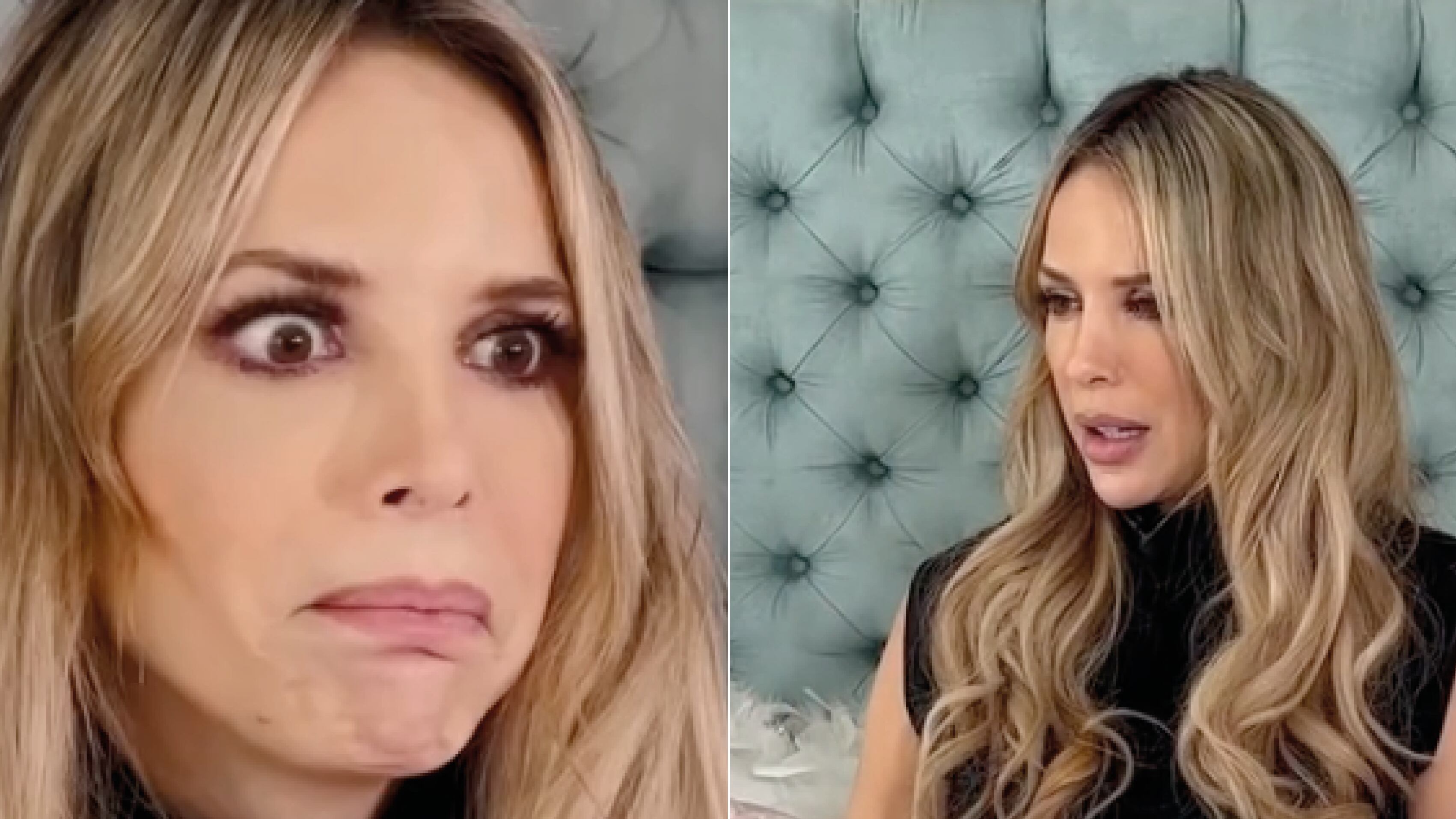 Érika Vélez reacciona a videos de sus fanáticos.