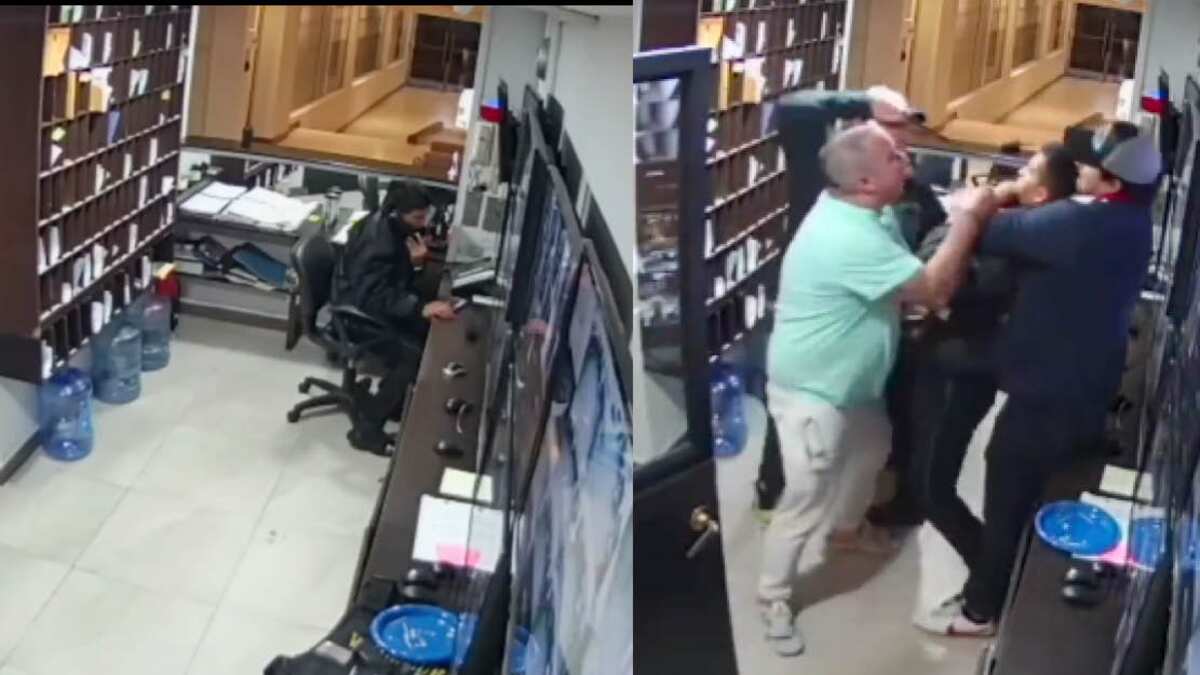 Agresión a guardia de seguridad en Quito