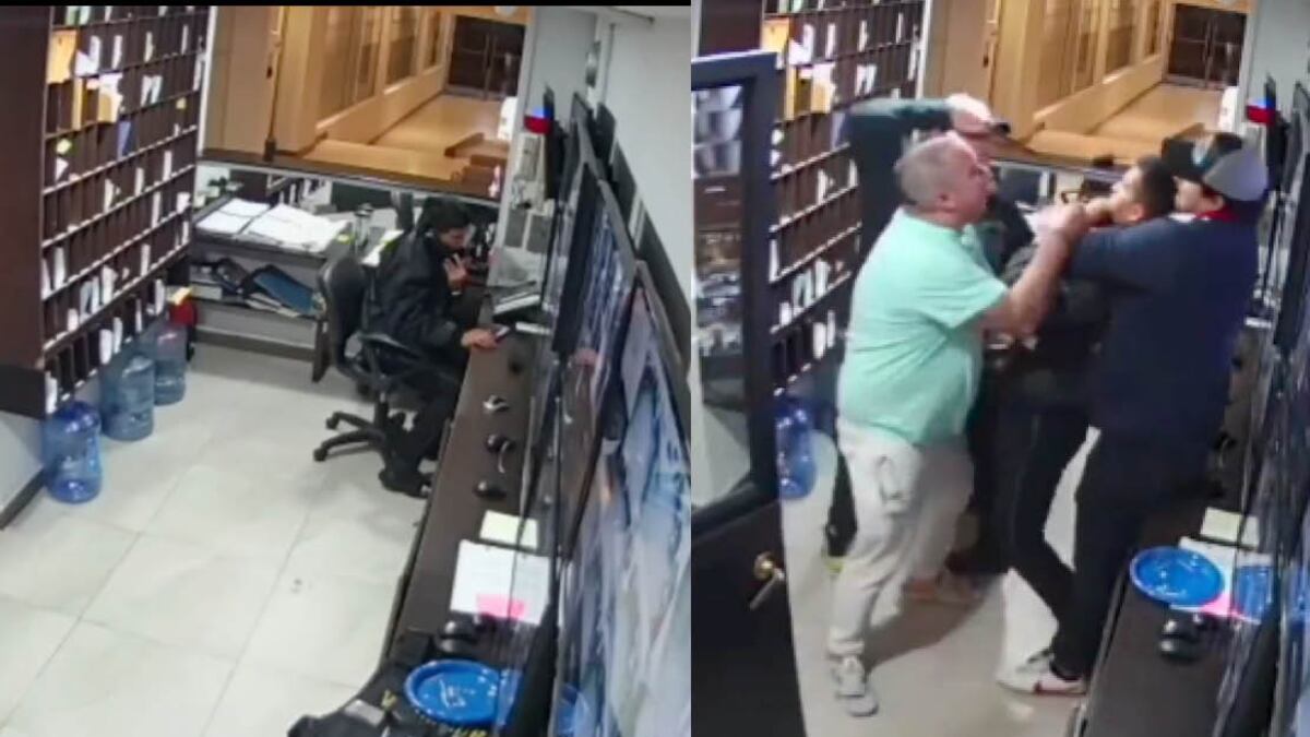 Agresión a guardia de seguridad en Quito