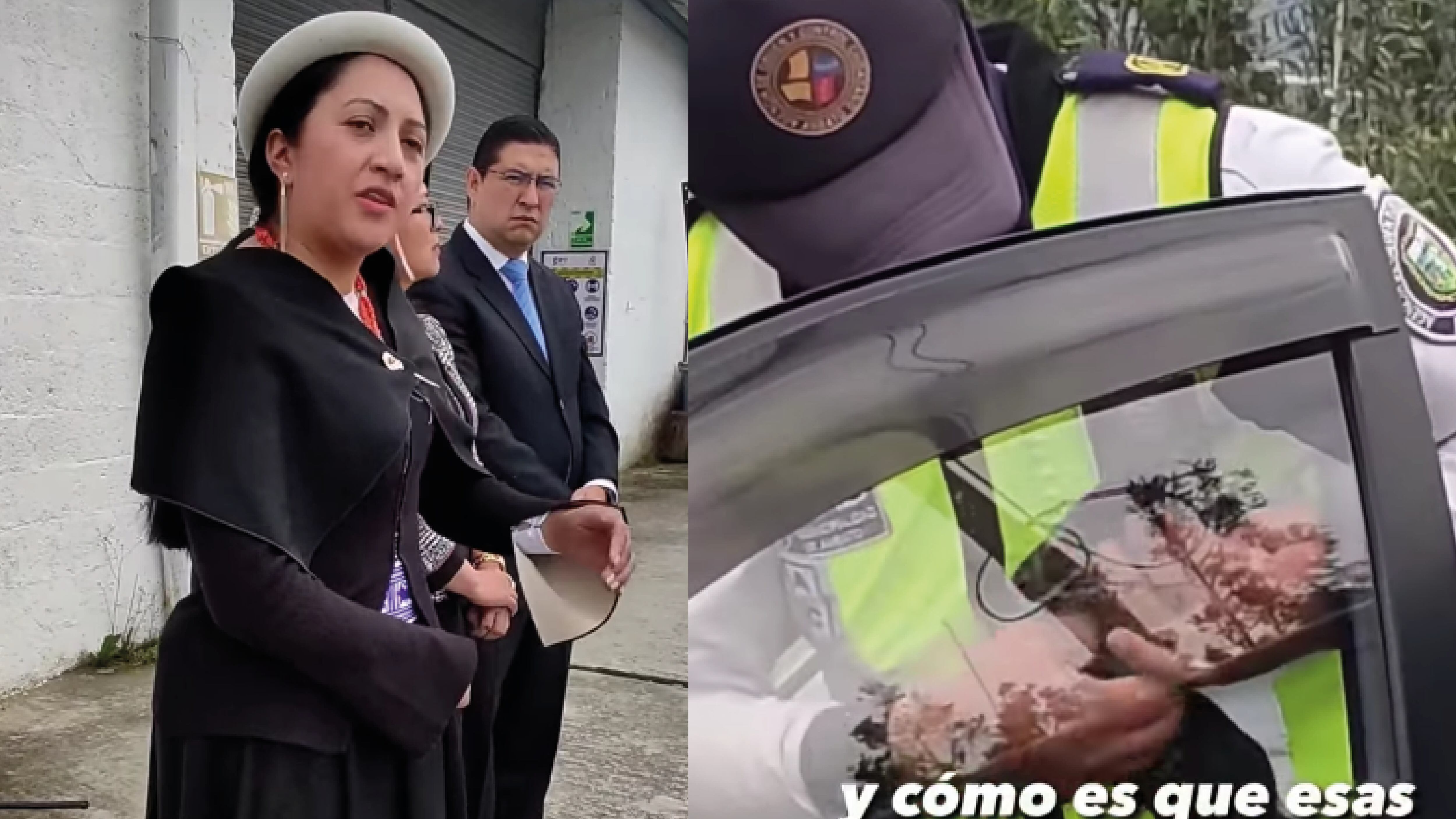 ¡Así se reprende! Alcadesa de Ambato sorprendió a agentes de tránsito con sus autos polarizados