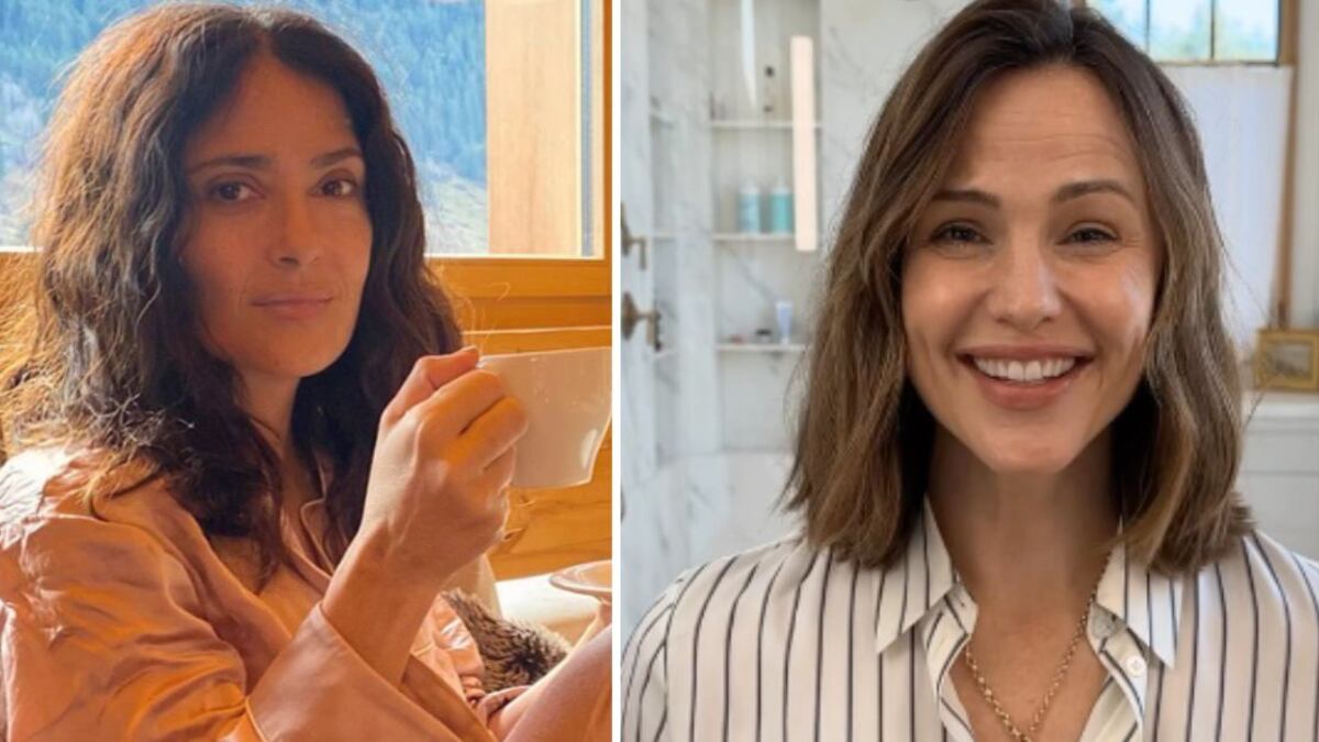Jennifer Garner y Salma Hayek looks
