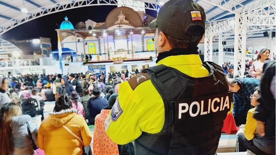 Más de 1.600 policías resguardarán la Peregrinación al Santuario de El Quinche 2025