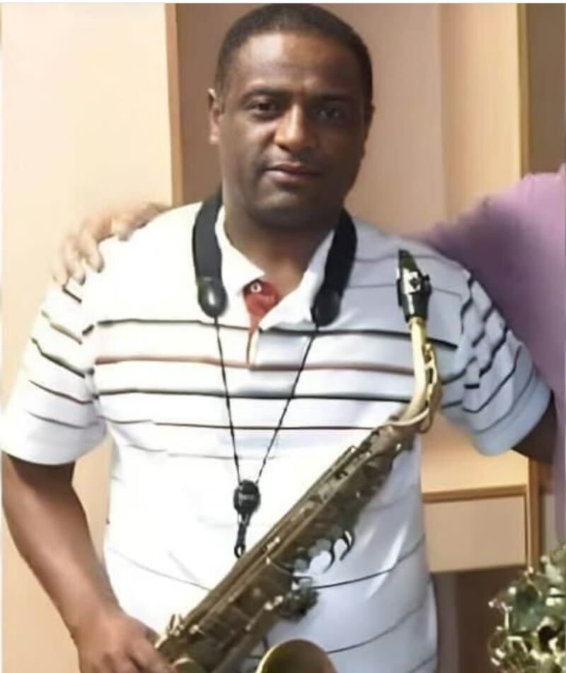 Luis Solís, saxofonista de Rubby Pérez