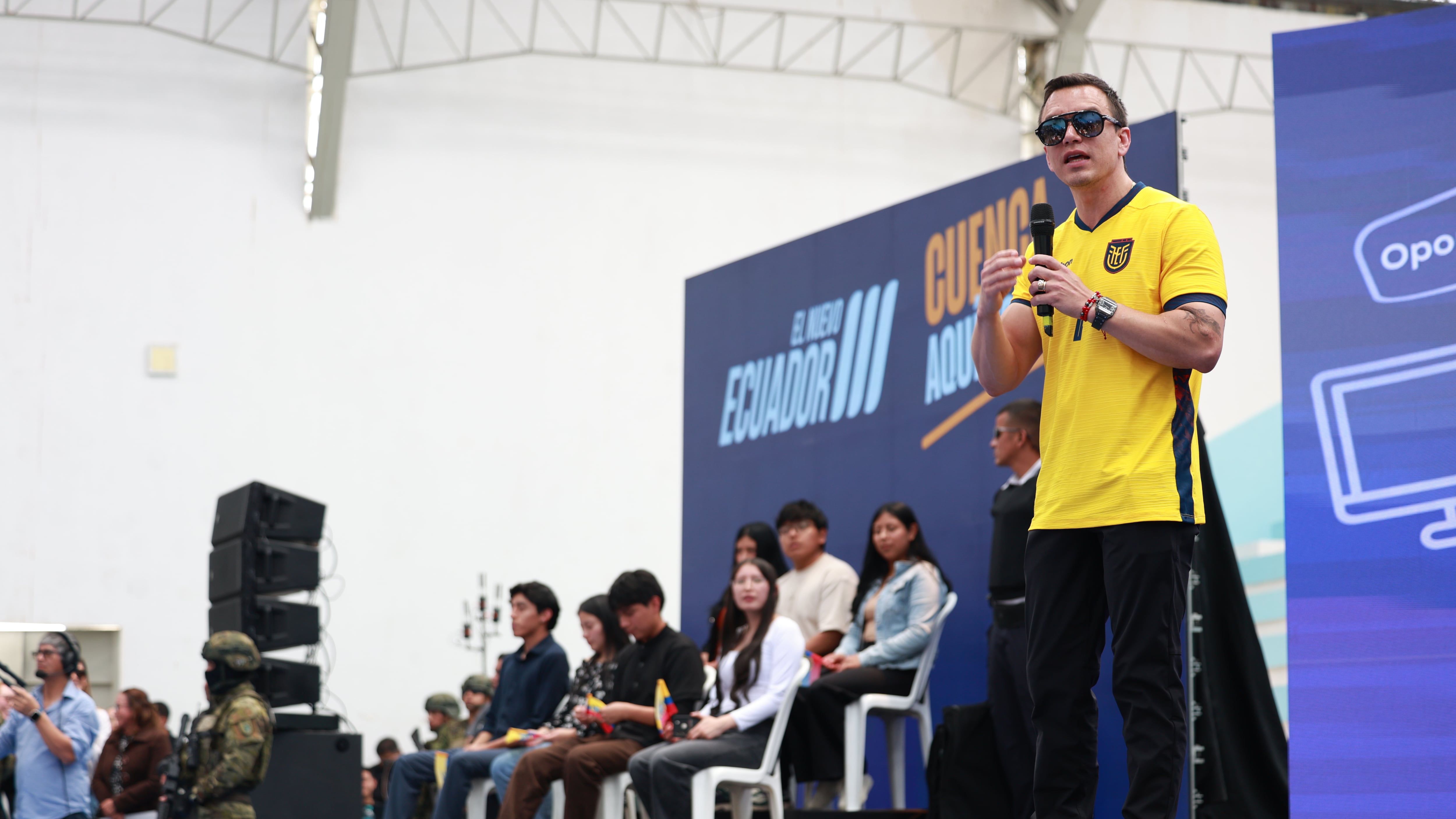 Daniel Noboa desde Cuenca