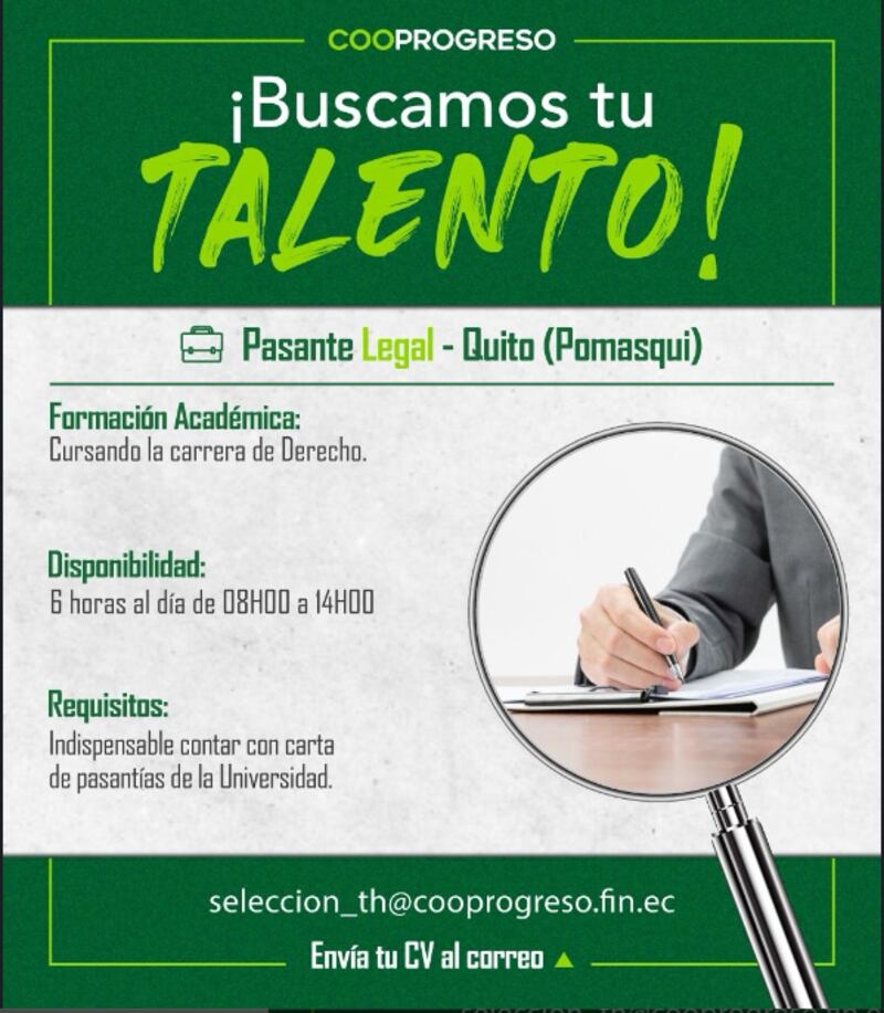 TRABAJO EN QUITO