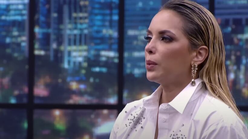 Erika Vélez conmovida con la historia de Gigi Mieles. MasterChef Celebrity Ecuador