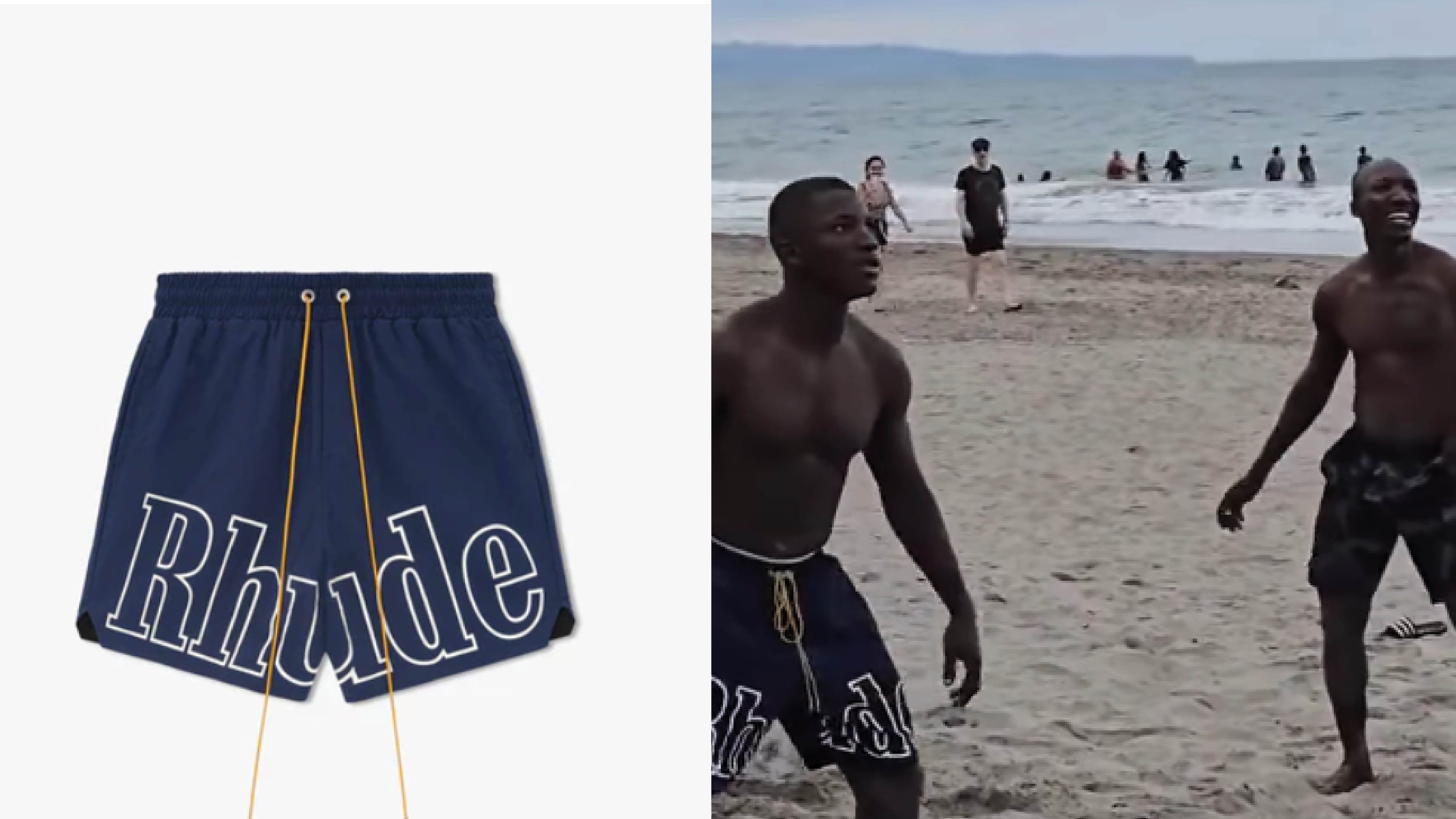 Moisés Caicedo en las playas de Ecuador