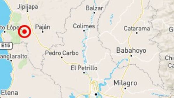 Sismo en la provincia de Manabí