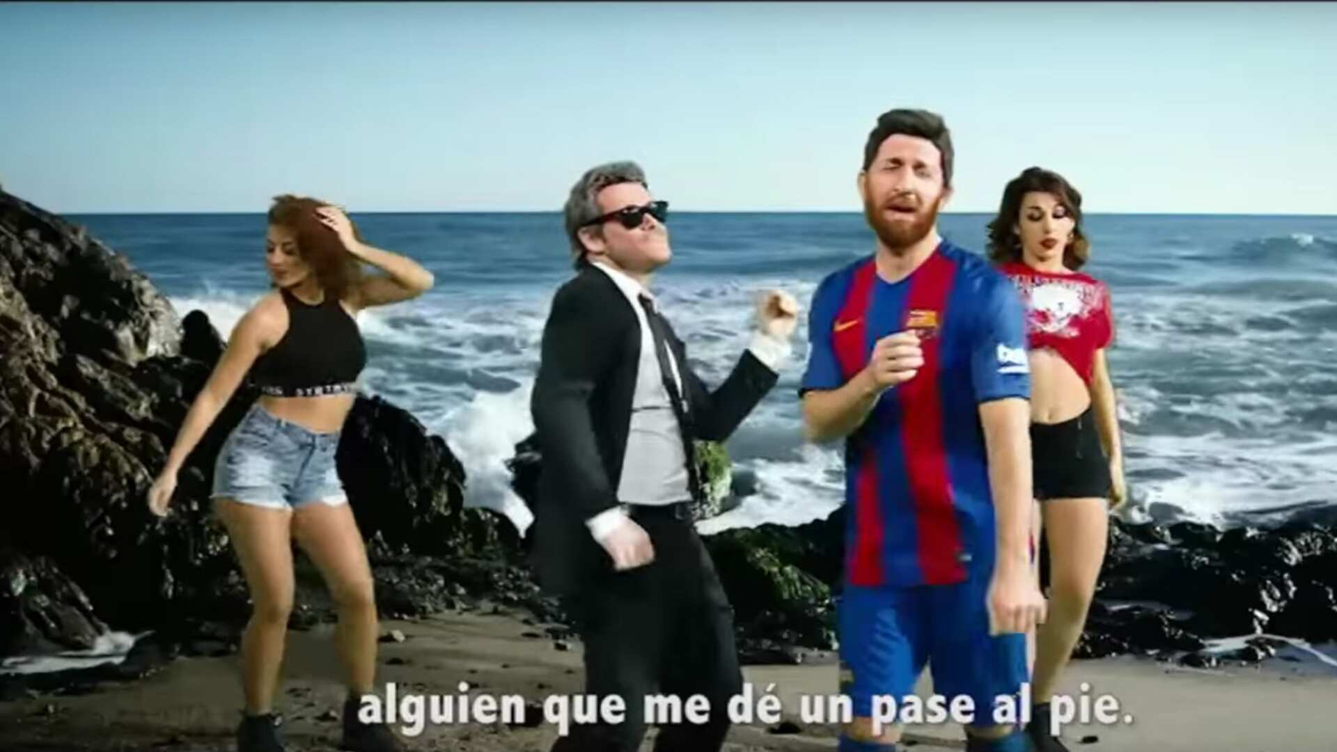 Burla de Messi al ritmo de Despacito