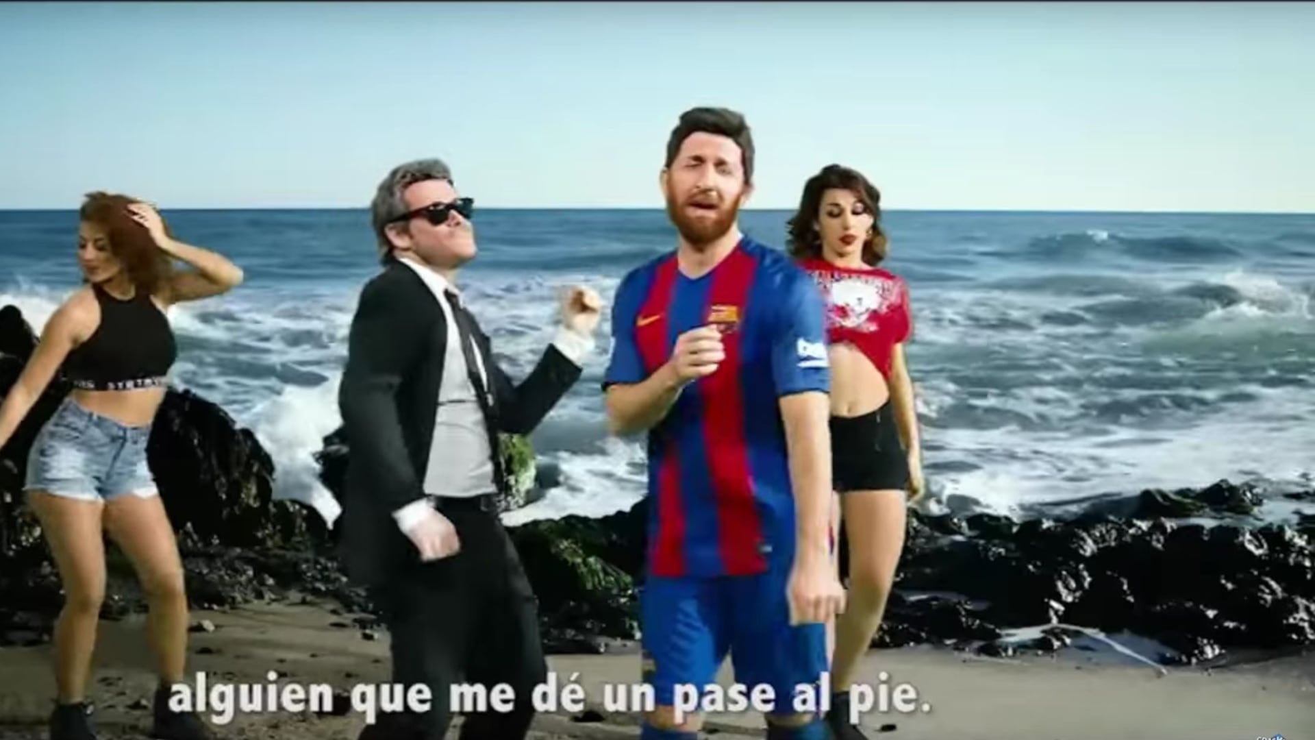 Burla de Messi al ritmo de Despacito