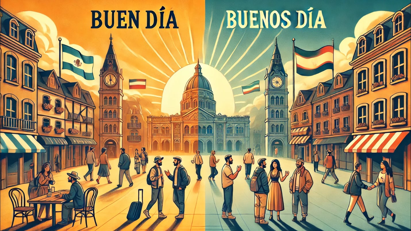 Buen día vs. buenos días, cómo se dice, según la RAE