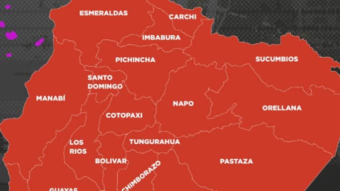 Resultados por provincia en la Consulta Popular.