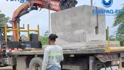 La obra tiene más del 70% de avance.