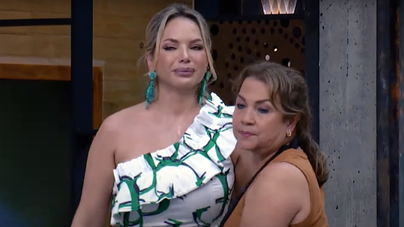 Erika Vélez no pudo contener las lágrimas