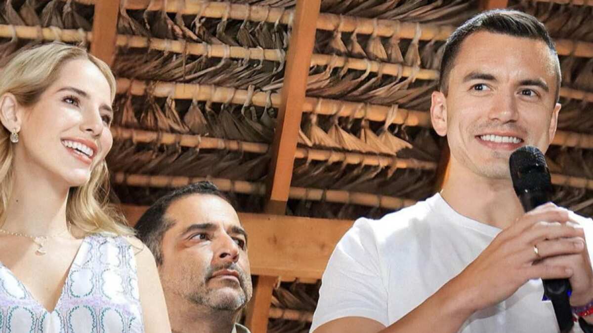 Lavinia Valbonesi y Daniel Noboa