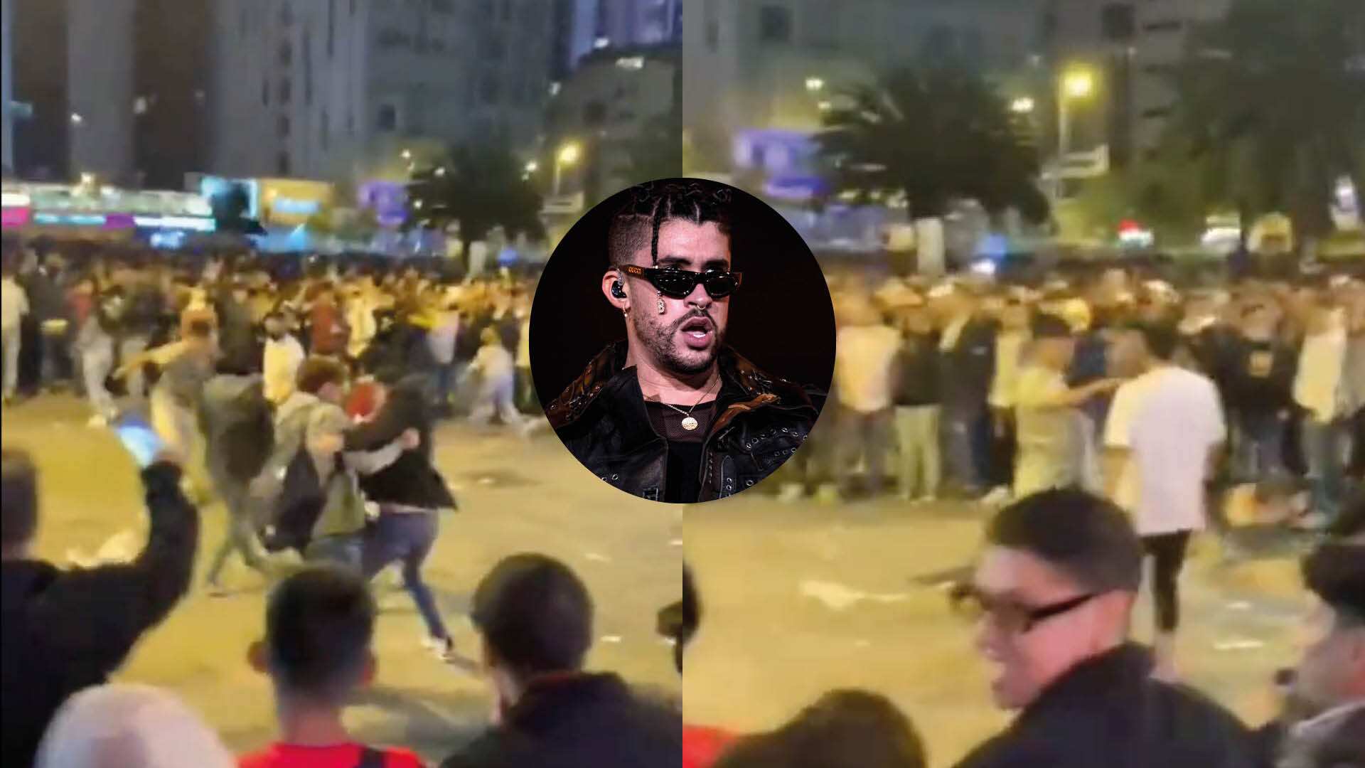 Se van de puñetes en el veredazo de Bad Bunny pero suena 'Neverita' y se calman